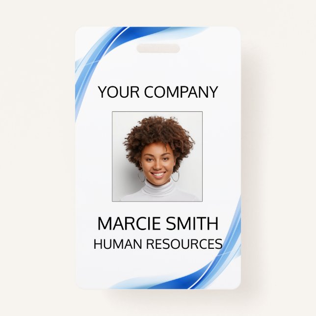 Tarjeta de identificación de foto con estilo de on (Anverso)