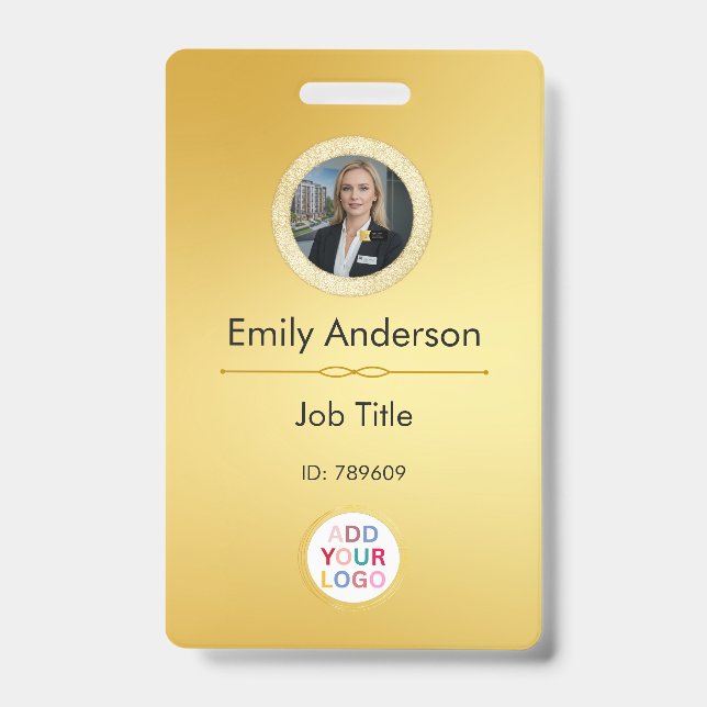Tarjeta de identificación de fotografía de emplead (Anverso)