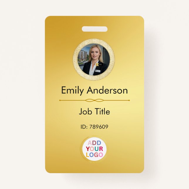 Tarjeta de identificación de fotografía de emplead (Anverso)