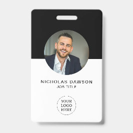 Tarjeta de identificación de fotografía de emplead