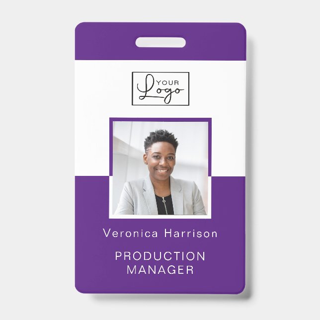 Tarjeta de identificación de fotografía de su empl (Anverso)