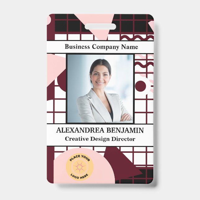 Tarjeta de identificación de ID personalizada con  (Parte frontal)