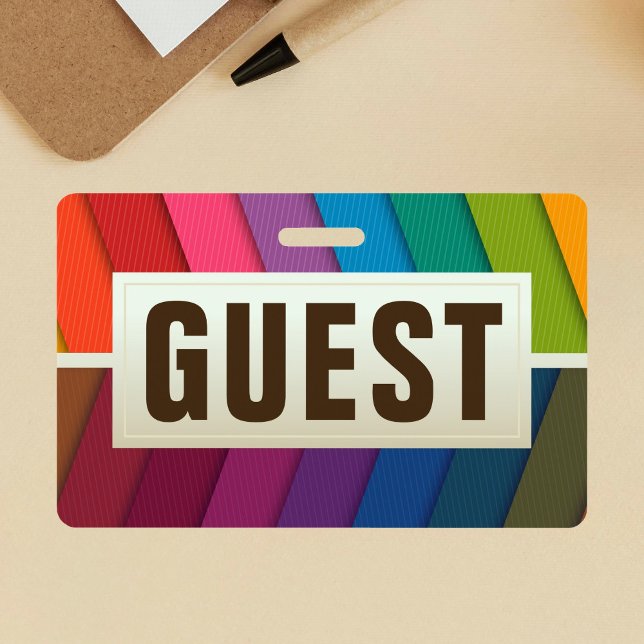 Tarjeta de identificación de invitado (Subido por el creador)