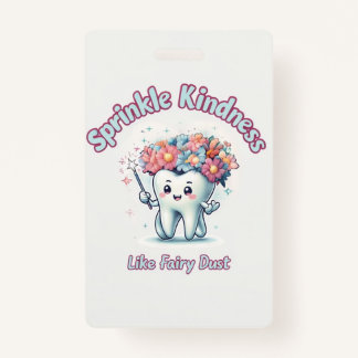 Tarjeta de identificación de la amabilidad del pol