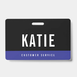 Tarjeta de identificación de la empresa de soporte