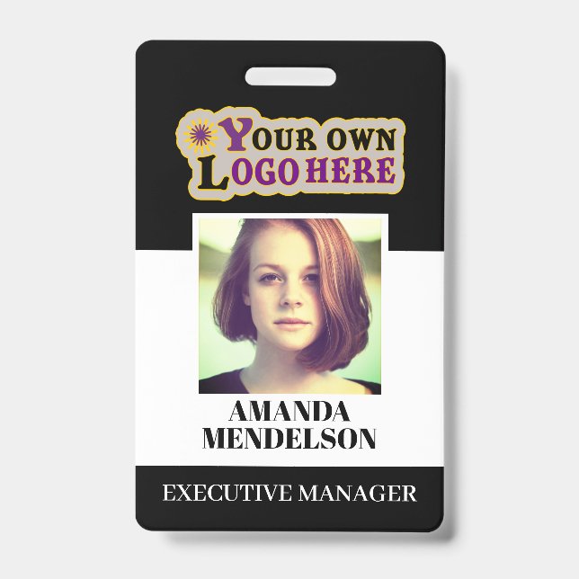 Tarjeta de identificación de personalizado con fot (Parte frontal)
