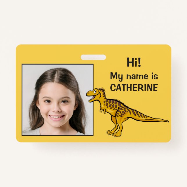 Tarjeta de identificación de personalizado y de te (Anverso)