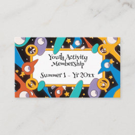 Tarjeta de identificación de pertenencia al Campam