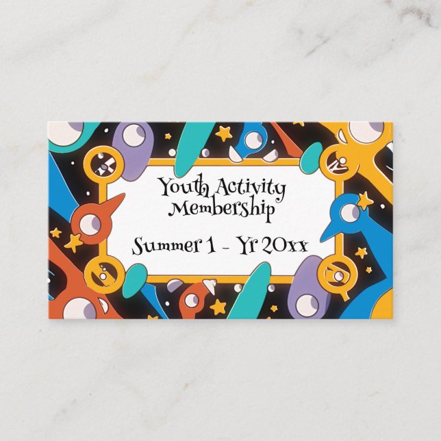 Tarjeta de identificación de pertenencia al Campam (Anverso)