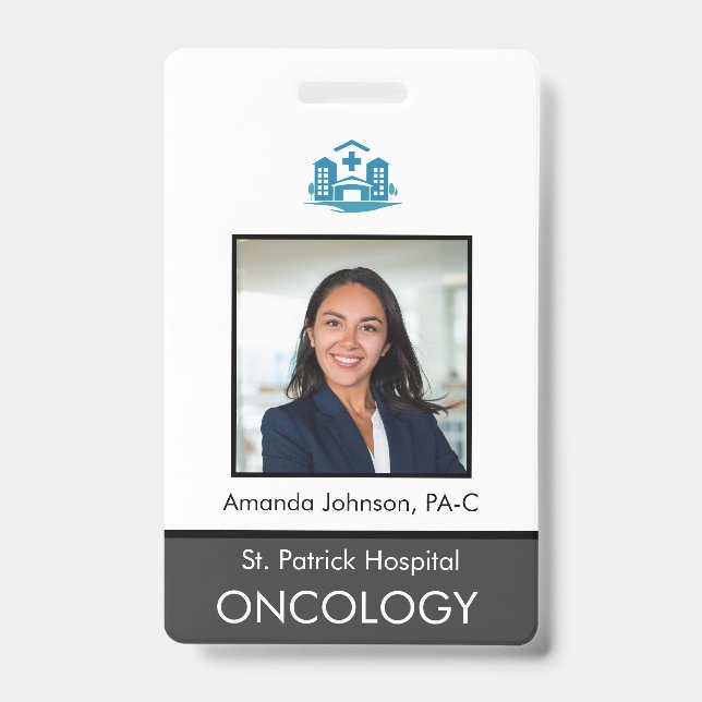 Tarjeta de identificación de seguridad de empleado (Parte frontal)