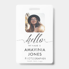 Tarjeta de identificación de viaje de viaje de HEL