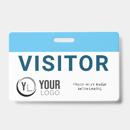 Tarjeta de identificación de visitante Personaliza