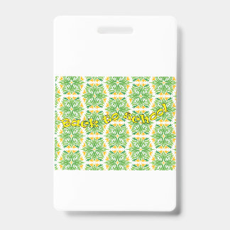 Tarjeta De Identificación De vuelta a la escuela