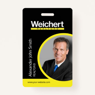 Tarjeta de identificación de Weichert Realtors