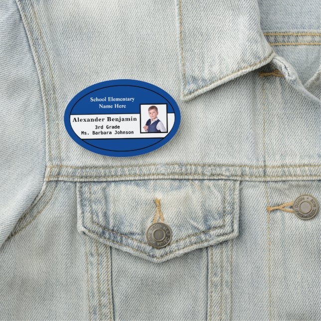 Tarjeta de identificación del nombre de la foto de (In situ)