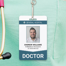 Tarjeta de identificación del personal médico del