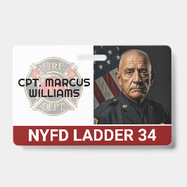 Tarjeta De Identificación Departamento de Bomberos | Miembro de categoría su