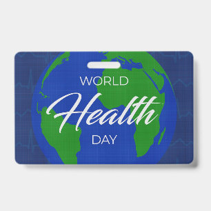 Tarjeta De Identificación Día Mundial de la Salud