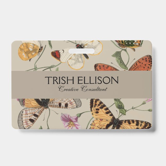 Tarjeta De Identificación Dibujo de la colección de la naturaleza de la mari (Parte frontal)