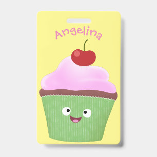 Tarjeta De Identificación Dibujo de magdalena linda y feliz