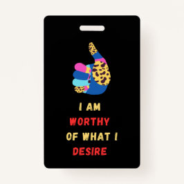 Tarjeta De Identificación Digno de valor