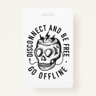 Tarjeta De Identificación Disconnect and Be Free