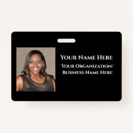 Tarjeta De Identificación Diseñar su propio distintivo de nombre