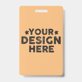 Tarjeta De Identificación Diseño personalizado en negrita para hombres, Di s