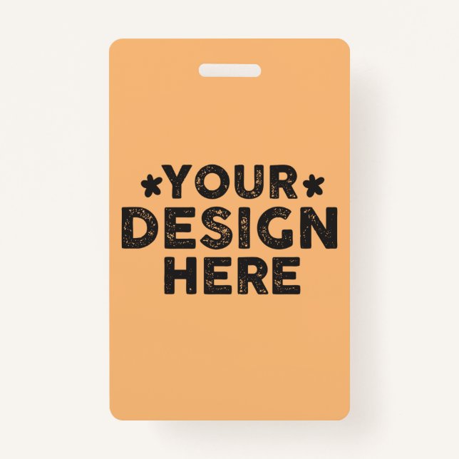 Tarjeta De Identificación Diseño personalizado en negrita para hombres, Di s (Anverso)