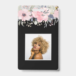 Tarjeta De Identificación Diseño Propio Estacionamiento Floral Girona Rosa