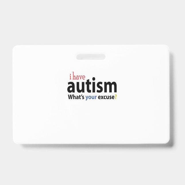 Tarjeta De Identificación DISEÑOS TENGO AUTISMO Camiseta Autista (Parte frontal)