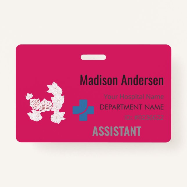 Tarjeta De Identificación Distinción de nombre personalizado - Holder.Reel.P (Anverso)