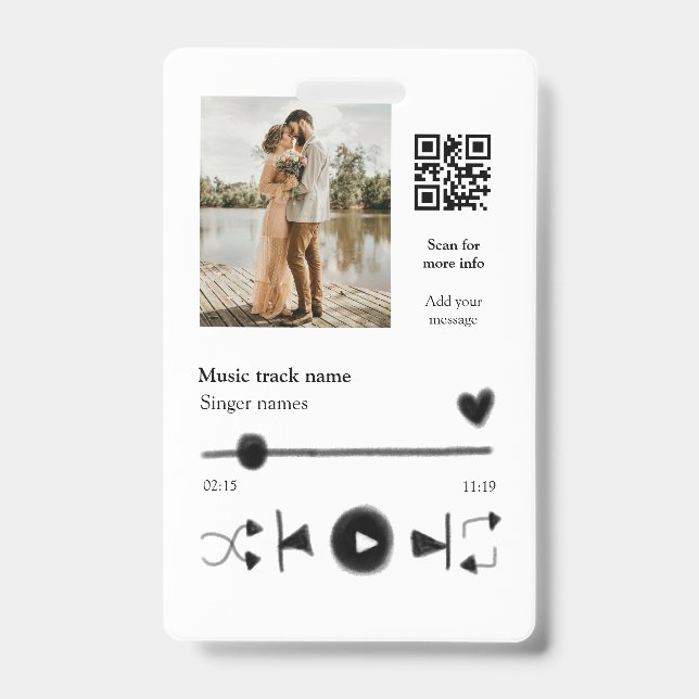 Tarjeta De Identificación Distintivo (Parte frontal)