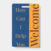 Distintivo de bienvenida