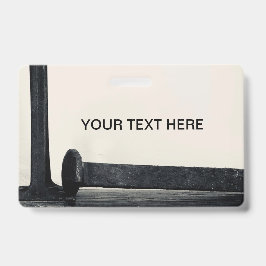 Tarjeta De Identificación Distintivo de la Colección Industrial Artística