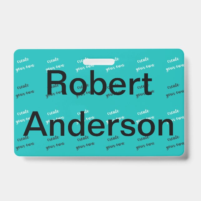 Tarjeta De Identificación Diversión Crear Lo Mejor (Parte frontal)