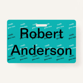 Tarjeta De Identificación Diversión Crear Lo Mejor