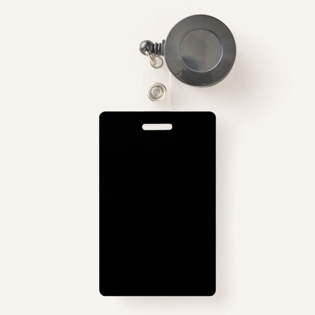 Tarjeta De Identificación DIY Añadir Texto De Imagen O Logo Para Crear Retrá (Anverso retráctil)