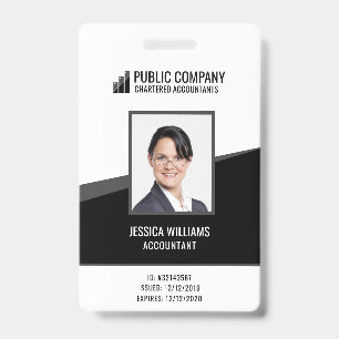Tarjeta De Identificación DNI del personal de fotografía personal del Person