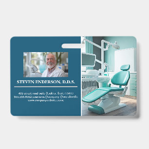 Tarjeta De Identificación Doctor   Equipo de consultorio dental