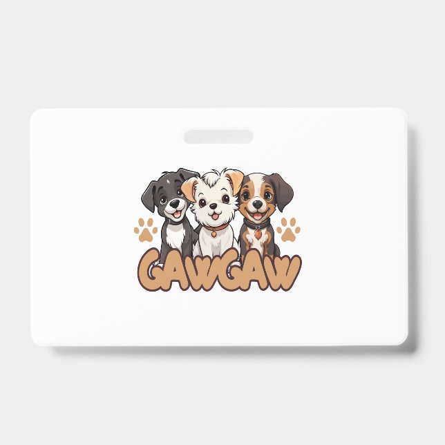 Tarjeta De Identificación Dog Lover Birthday Gift Tee (Parte frontal)