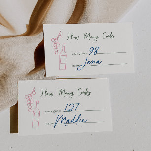 Tarjeta de identificación Dolce Vita Bridal Shower