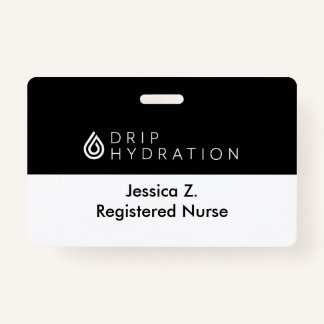 Tarjeta De Identificación Drip & CMD Badge 2025 (back and front)