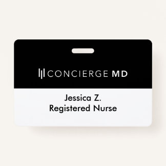 Tarjeta De Identificación Drip & CMD Badge (back and front)