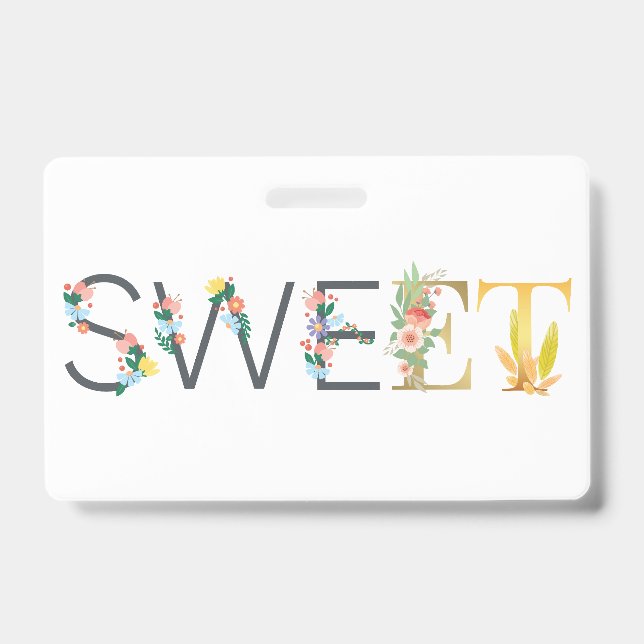 Tarjeta De Identificación Dulce (Anverso)