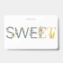 Tarjeta De Identificación Dulce