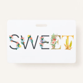 Tarjeta De Identificación Dulce