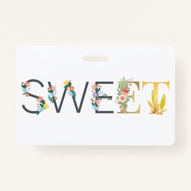 Tarjeta De Identificación Dulce (Anverso)