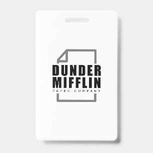 Tarjeta De Identificación Dunder Mifflin