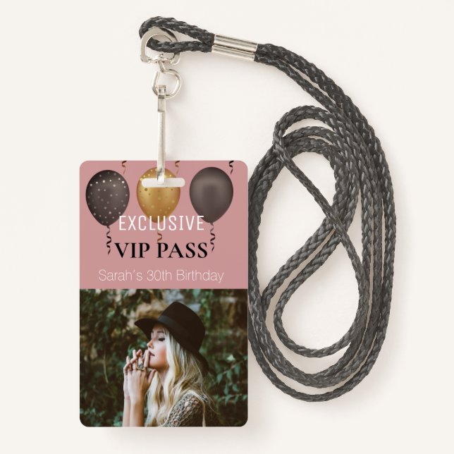 Tarjeta De Identificación Dusty Pase Personalizado de foto de fiesta de cump (Anverso son cordón)